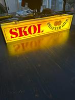Skol lichtbak, Verzamelen, Biermerken, Ophalen, Gebruikt, Reclamebord, Plaat of Schild, Overige merken
