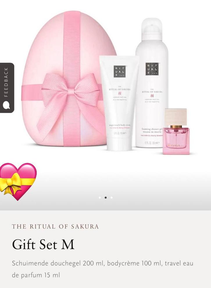 Rituals Sakura Easter Egg Giftset 🐣🐰🎁💝   Nieuw!, Sieraden, Tassen en Uiterlijk, Uiterlijk | Lichaamsverzorging, Nieuw, Bad & Douche