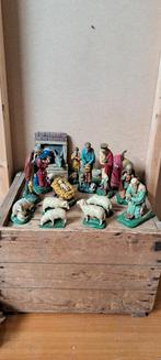 Antieke beeldjes kerststal, Ophalen of Verzenden