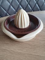 Mooie crème/bruine sinaasappelpers uit de jaren 70, Ophalen of Verzenden, Huis en Inrichting