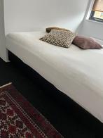 Boxspring 180x200 zwart sky leer, Huis en Inrichting, Slaapkamer | Boxsprings, Ophalen, Gebruikt, Zwart, Tweepersoons