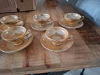 Vintage Kopjes en Schotels - Set van 6, Gebruikt, Ophalen of Verzenden, Overige stijlen, Kop(pen) en/of Schotel(s)