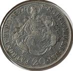 Hongarije 20 krajczar 1847, Postzegels en Munten, Verzenden, Hongarije, Losse munt, Zilver