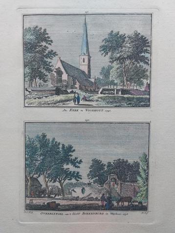 291-292 / kerk te Voorhout & Slot Boekenburg in Voorhout beschikbaar voor biedingen