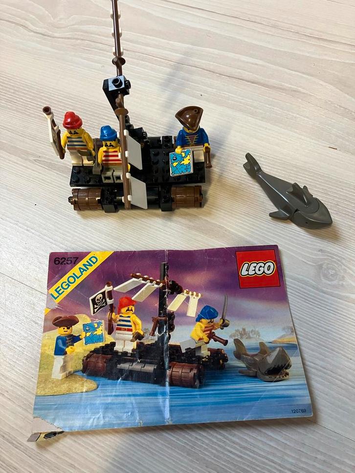 LEGO 6257 Schipbreuk Eiland compleet + Instructies - piraten, Kinderen en Baby's, Speelgoed | Duplo en Lego, Gebruikt, Lego, Complete set