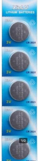 Batterijen CR2025 / CR2032/ CR1616 /CR1620/CR2016, Audio, Tv en Foto, Accu's en Batterijen, Ophalen of Verzenden