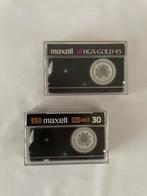 Maxell VHS-C HGX-Gold Camcorder videocassettes – 2 stuks, Ophalen of Verzenden, VHS-C of SVHS-C, (Video)band