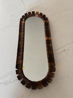 Vintage Palisander Spiegel wandspiegel, Huis en Inrichting, Woonaccessoires | Spiegels, Minder dan 50 cm, ., Ophalen of Verzenden