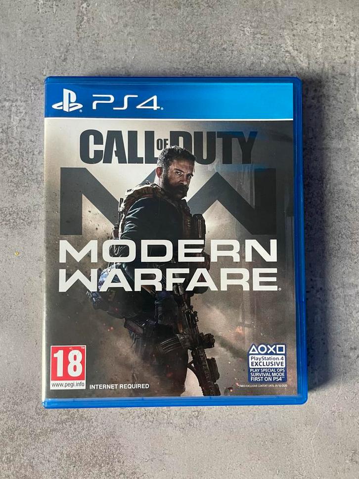 Call of Duty: Modern Warfare PS4, Spelcomputers en Games, Games | Sony PlayStation 4, Gebruikt, Shooter, 3 spelers of meer, Vanaf 18 jaar