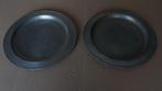 Tinnen borden - 2 stuks - 90% tin, Antiek en Kunst, Antiek | Tin, Verzenden