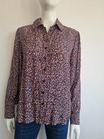 Studio Anneloes Lotte Leopard Bow blouse. Maat L. Lila/print, Maat 38/40 (M), Nijmegen, Verhip-vintage.nl, Nieuw