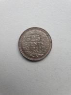 25 Cent 1939 - Wilhelmina, Postzegels en Munten, Munten | Nederland, Ophalen of Verzenden