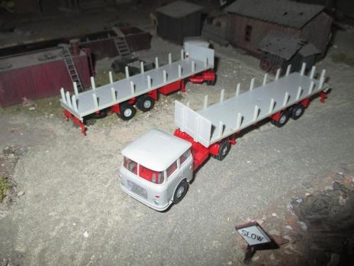 1976 Skoda S 706 RTTN met rongen-oplegger grijs, Hobby en Vrije tijd, Modelauto's | 1:87, Nieuw, Bus of Vrachtwagen, Overige merken