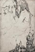 sixties ets - onduidelijk gesigneerd - 1965, Antiek en Kunst, Ophalen