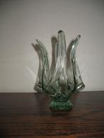 Groenachtig ✨Glazen Vaas Object✨ Vintage, Ophalen of Verzenden