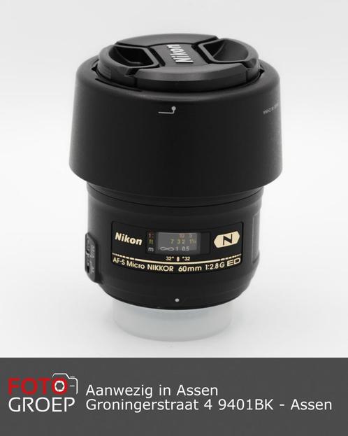 Nikon AF-S 60mm F/2.8 G ED micro (aanwezig in Assen), Audio, Tv en Foto, Fotografie | Lenzen en Objectieven, Gebruikt, Macrolens