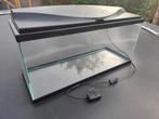 Aquarium met verlichting en pomp, Ophalen, Zo goed als nieuw, Leeg aquarium