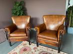Lounge Atelier Rosan schapenleren fauteuils, Huis en Inrichting, Ophalen, Zo goed als nieuw, 75 tot 100 cm