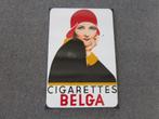BELGA EMAILLE RECLAMEBORD, Ophalen, Zo goed als nieuw, Reclamebord