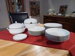 Hutschenreuther servies Olivia Wit Zilver, Antiek en Kunst, Ophalen of Verzenden