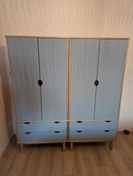 vidaxl OTTA set wardrobe 2 units, Ophalen, 100 tot 150 cm, Met hangruimte, Zo goed als nieuw