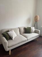 Beige 3-zits bank, Ophalen, Gebruikt, 150 tot 200 cm, Driepersoons