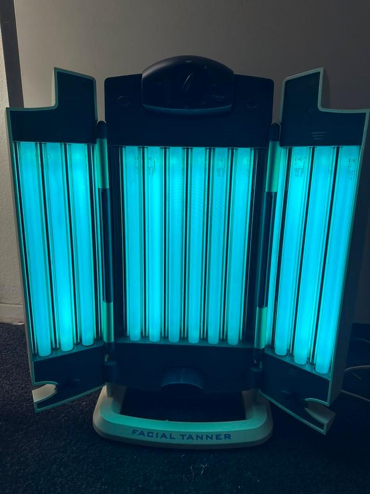 Eurosolar gezichtsbruiner, Witgoed en Apparatuur, Zonnebanken en Gezichtsbruiners, Zo goed als nieuw, Gezichtsbruiner, Minder dan 10 lampen
