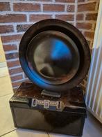 Vintage Philips Radio met Hoornluidspreker, Antiek en Kunst, Antiek | Tv's en Audio, Ophalen