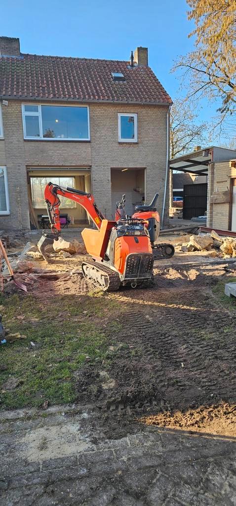 Minigraver/dumper verhuur., Diensten en Vakmensen, Tuinmannen en Stratenmakers