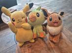 Pokemon Knuffels - Pikachu, Eevee & Grookey, Ophalen of Verzenden, Zo goed als nieuw, Overige typen