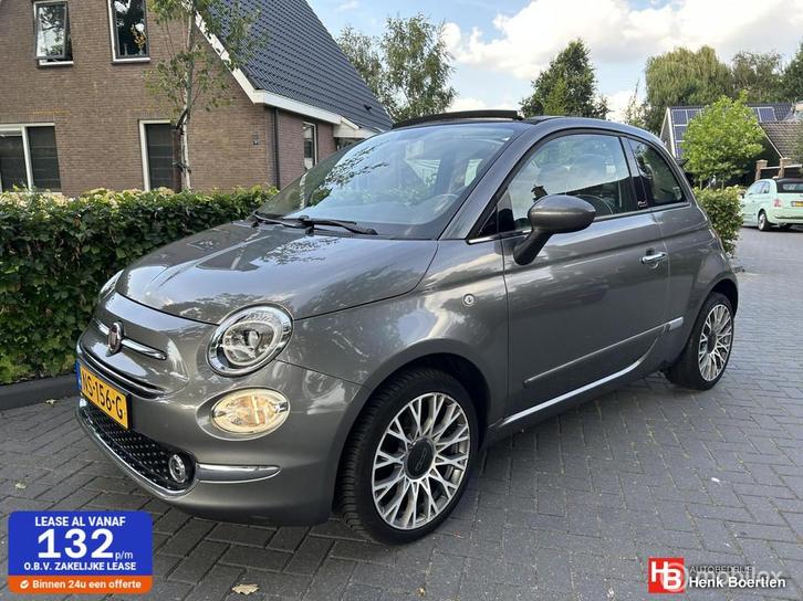 Fiat 500 C 0.9 TwinAir Turbo Lounge, Auto's, Fiat, Bedrijf, Te koop, 500C, ABS, Airbags, Airconditioning, Alarm, Bluetooth, Boordcomputer