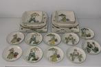 Vic's design hand painted  serviesdelen 16 stuks, Keramiek, Ophalen of Verzenden, Overige stijlen, Schaal of Schalen