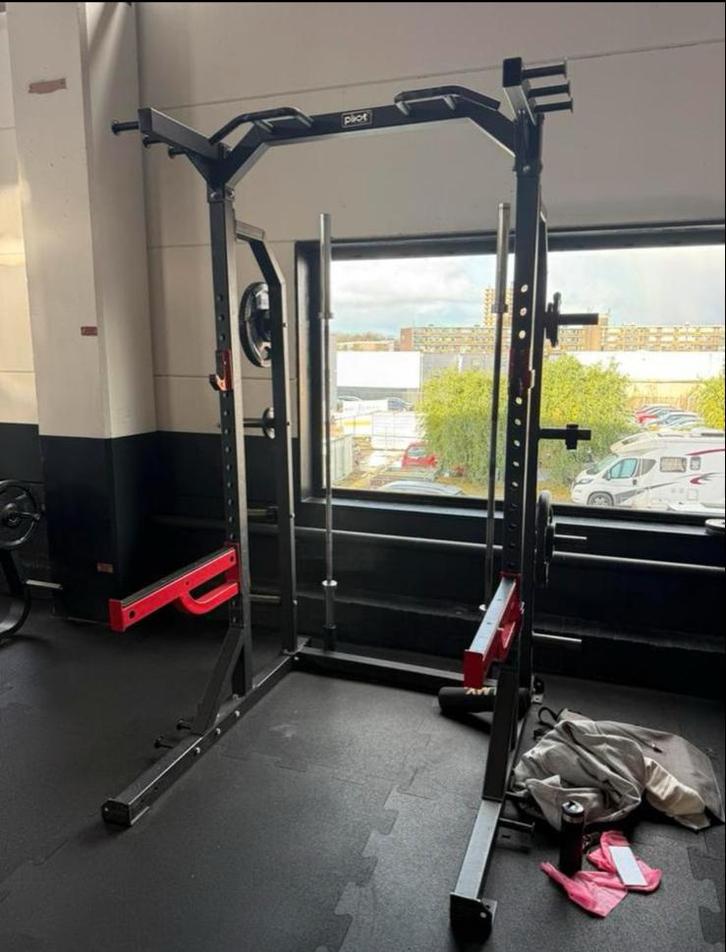 Halrack / Power Rack, Sport en Fitness, Fitnessmaterialen, Zo goed als nieuw, Armen, Ophalen