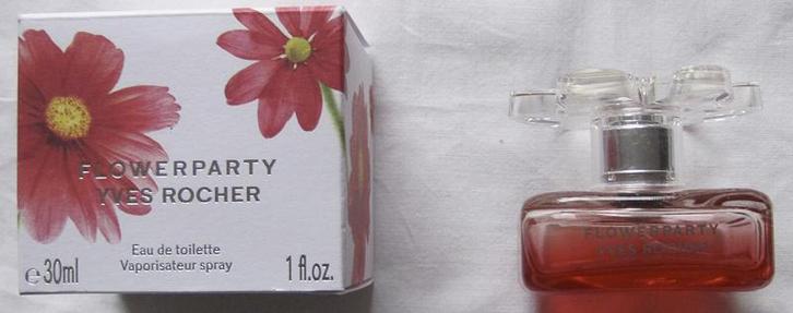 Flowerparty - Yves Rocher Leeg Eau de toilette 30 ml + doos, Verzamelen, Parfumverzamelingen, Gebruikt, Parfumfles, Ophalen