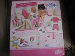 BABY BORN KLEDINGSET 43CM MET ZILVEREN LAARSJES, Ophalen of Verzenden, Nieuw, Babypop