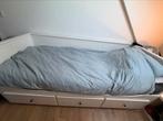 IKEA Hemnes bed, Huis en Inrichting, Slaapkamer | Bedden, Ophalen, Gebruikt, Wit, Tweepersoons