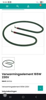 9x verwarmingselement, Ophalen of Verzenden, Zo goed als nieuw