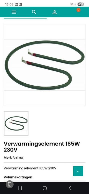 9x verwarmingselement beschikbaar voor biedingen