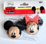 Mickey & Minnie Mouse Antenne Topper Set., Ophalen of Verzenden, Mickey Mouse, Nieuw, Beeldje of Figuurtje