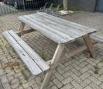 Stevige inklapbare picknicktafel, Ophalen, Gebruikt, Inklapbaar, Rechthoekig