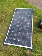 Zonnepaneel set 12/24V met laadregelaar, accu en kabels, Ophalen of Verzenden, Gebruikt