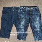 Dames driekwart jeans maat 46, Kleding | Dames, Spijkerbroeken en Jeans, Gedragen, Overige jeansmaten, Blauw, Ophalen of Verzenden