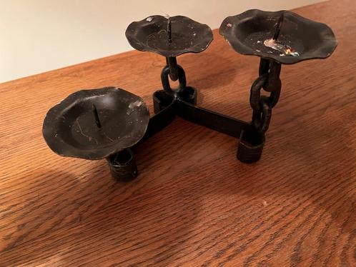 Unieke Brutalist Metalen Kandelaars – Set van 5, Antiek en Kunst, Antiek | Kandelaars, Overige materialen, Ophalen