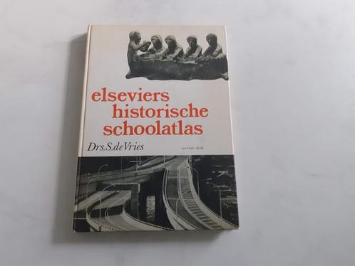 Vries, Drs. S de 	Elseviers historische schoolatlas, Boeken, Atlassen en Landkaarten, Gelezen, Wereld, 1800 tot 2000, Ophalen of Verzenden