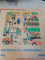 Educo Macro puzzel supermarkt, Gebruikt, Van hout, 6 jaar of ouder, Meer dan 50 stukjes