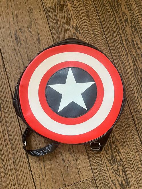 Rugtas Captain America, Sieraden, Tassen en Uiterlijk, Tassen | Rugtassen, Zo goed als nieuw, 25 tot 40 cm, Ophalen