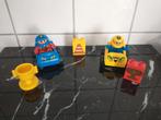 Duplo Racing Tiger 1404 Racing Lion 1405 compleet, Ophalen of Verzenden, Zo goed als nieuw, Complete set, Duplo