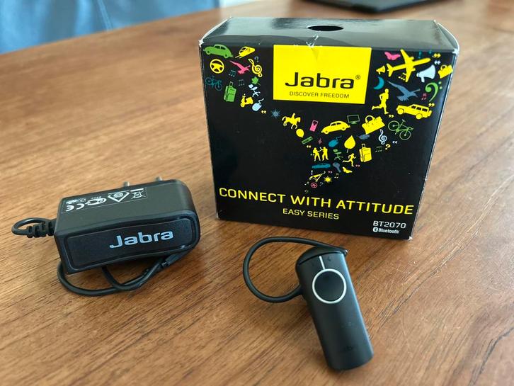 Jabra BT2070 bluetooth headset - als nieuw, Audio, Tv en Foto, Koptelefoons, Zo goed als nieuw, Overige merken, Draadloos, Bluetooth