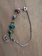 925 zilver bedelarmband, Sieraden, Tassen en Uiterlijk, Armbanden, Ophalen of Verzenden, Zo goed als nieuw, Zilver, Zilver