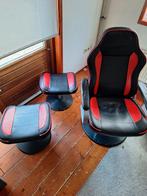 Gaming stoel - verstelbaar - lichte gebruiksporen, Huis en Inrichting, Stoelen, Ophalen, Gebruikt, Zwart, Eén
